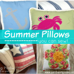 Pillows to Sew for Summer