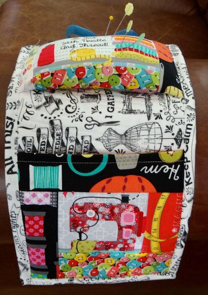 Arm Chair Pin Cushion and Sewing Pocket Tutorial Patchwork Posse
