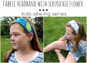 kids sewing series headband