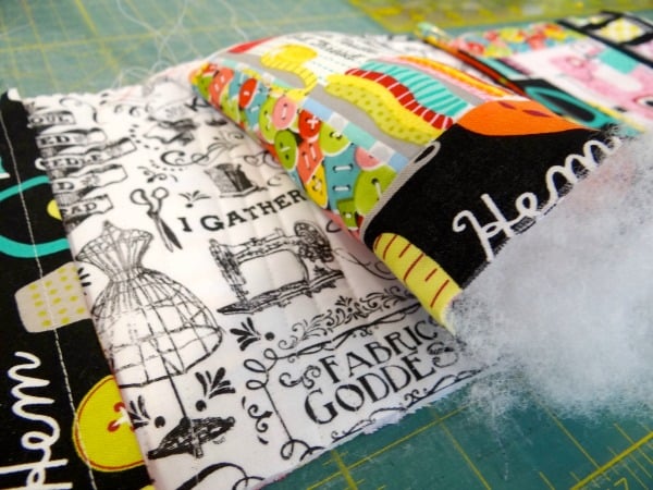 Arm Chair Pin Cushion and Sewing Pocket Tutorial 3 stuff the pin cushion