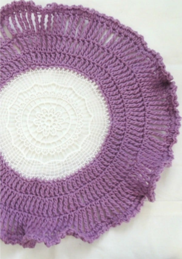 How to Make Your Crochet Placemat Lie Flat Patchwork Posse