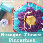 how to sew a hexagon pincushion