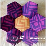 learn how to sew a hexagon flower