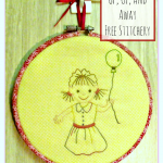 free stitchery pattern up up and away
