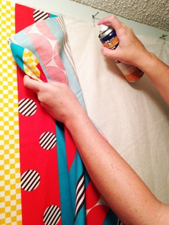 spray basting