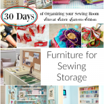 organize your sewing room and creative space. 30 days of ideas and inspiration www.patchworkposse.com furniture for sewing storage