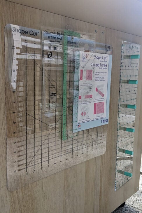 How To Store Quilting Rulers 2 How To Store Quilting Rulers 1