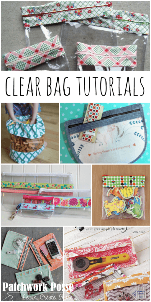 Party Bag Tutorial 20 + Clear Bag Tutorials - Patchwork Posse