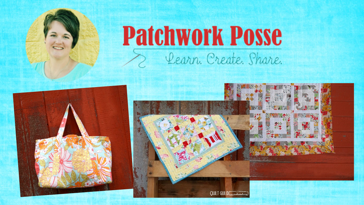 quilt video on youtube - subscribe to the patchwork posse youtube channel for quick quilt tips and hints! new videos every week!