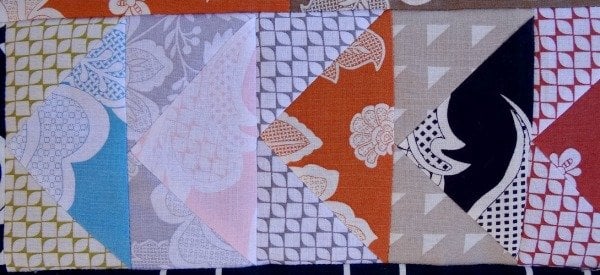 Busy Body Medallion Quilt Along - flying geese border 6