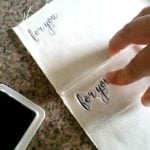 Using Stamps On Quilt Labels