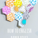 how to english paper piece with video tutorial