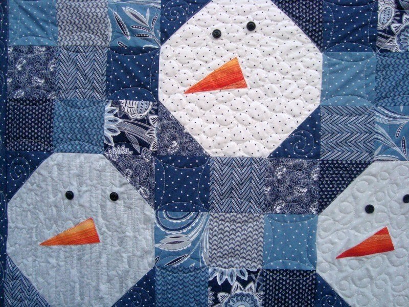 Free Snowman Quilt Pattern Patchwork Posse