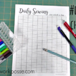 Using the #dailysew Quilt Planner Page