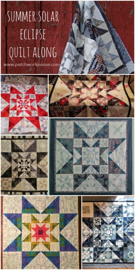 Finished Summer Solar Eclipse Quilts Patchwork Posse