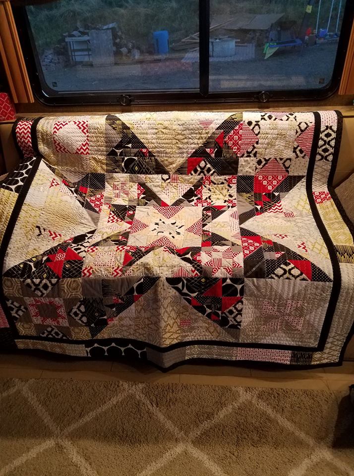 Finished Summer Solar Eclipse Quilts Patchwork Posse