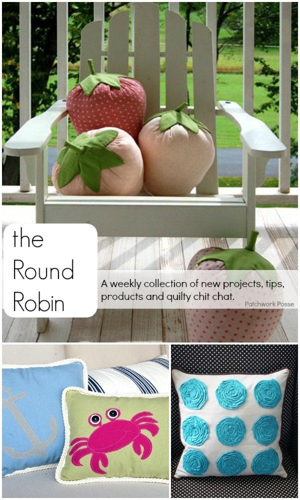 The Round Robin Edition 27 – Summer Pillow Tutorials
