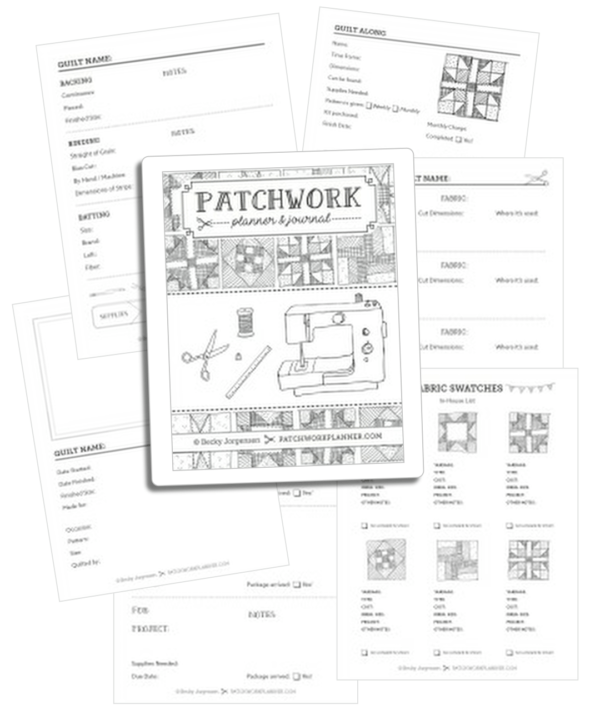 Quilting Cheat Sheets - free printable pack!