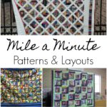 mile a minute patterns and layouts to sew with scraps