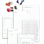 Free Printables for Organizing Quilt Groups