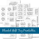 Blanket Gift Tag Printable - 8 templates!