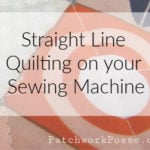 Straight Line Machine Quilting