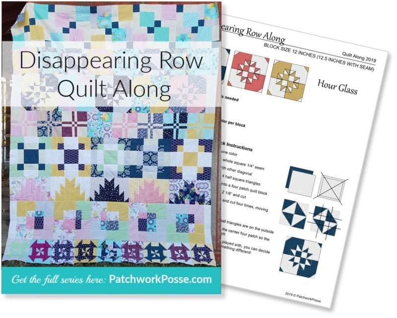 Disappearing Quilt Blocks Quilt Along | Block Row #4