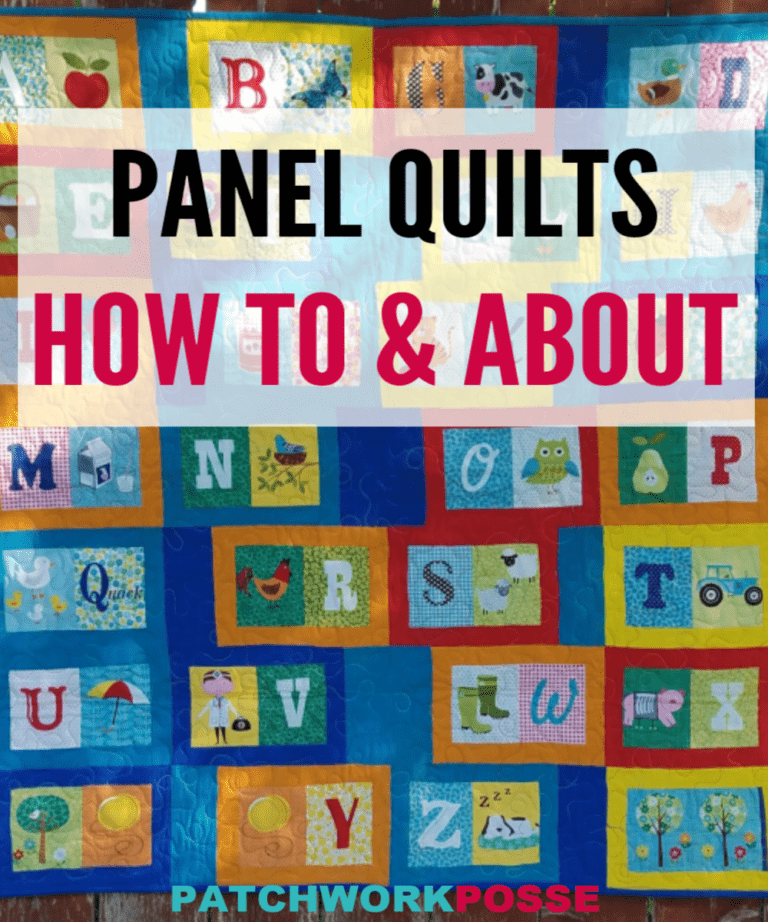 How to Make a Quilt with Fabric Panels - Patchwork Posse