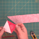 How To Sew Half Square Triangles With Fabric Strips Or Jelly Rolls