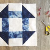 Churn Dash Quilt Block Video Tutorial