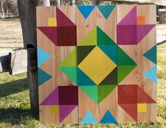 13 Free printable barn quilt patterns, Anyone can make! - Patchwork Posse