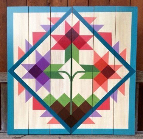 13 Free printable barn quilt patterns, Anyone can make! 9 13 Free printable barn quilt patterns, Anyone can make! 9