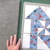 Disappearing Pinwheel Quilt Block - Arrow