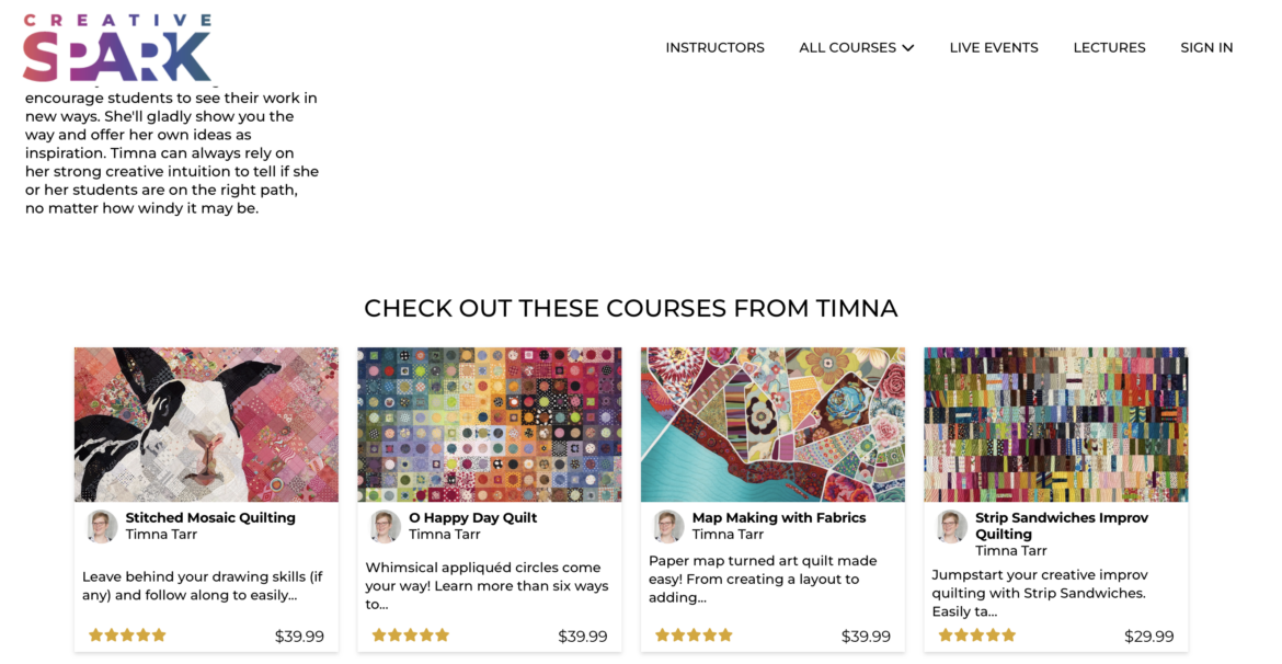 Designer Spotlight - Timna Tarr 3 Timna Tarr Courses