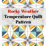 Temperature Quilt Pattern and Quilt Along