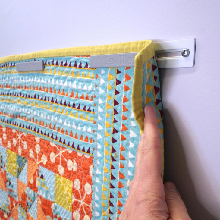 How to Hang a Quilt on the Wall 6 sewtites hang a quilt magnets