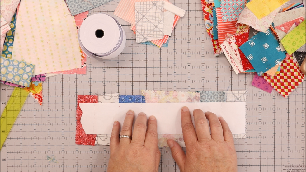 Sewing Scraps Together Using Ticker Tape 12 Sewing Scraps Together Using Ticker Tape 12