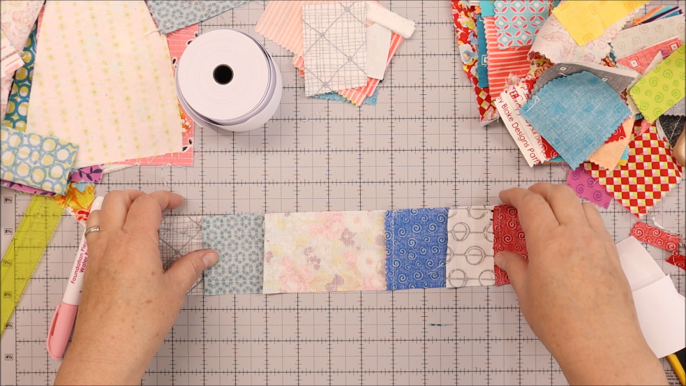 Sewing Scraps Together Using Ticker Tape 17 Sewing Scraps Together Using Ticker Tape 17