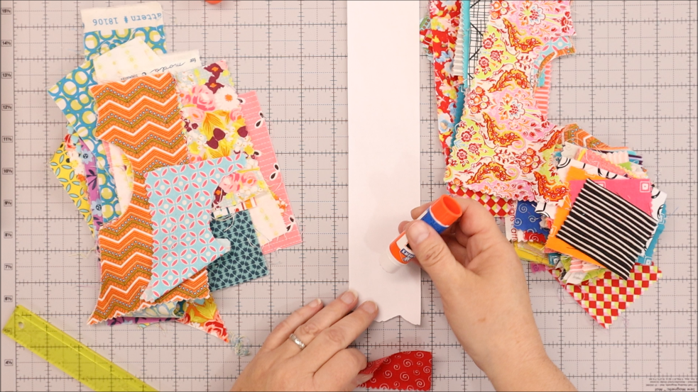 Sewing Scraps Together Using Ticker Tape 4 Sewing Scraps Together Using Ticker Tape 4