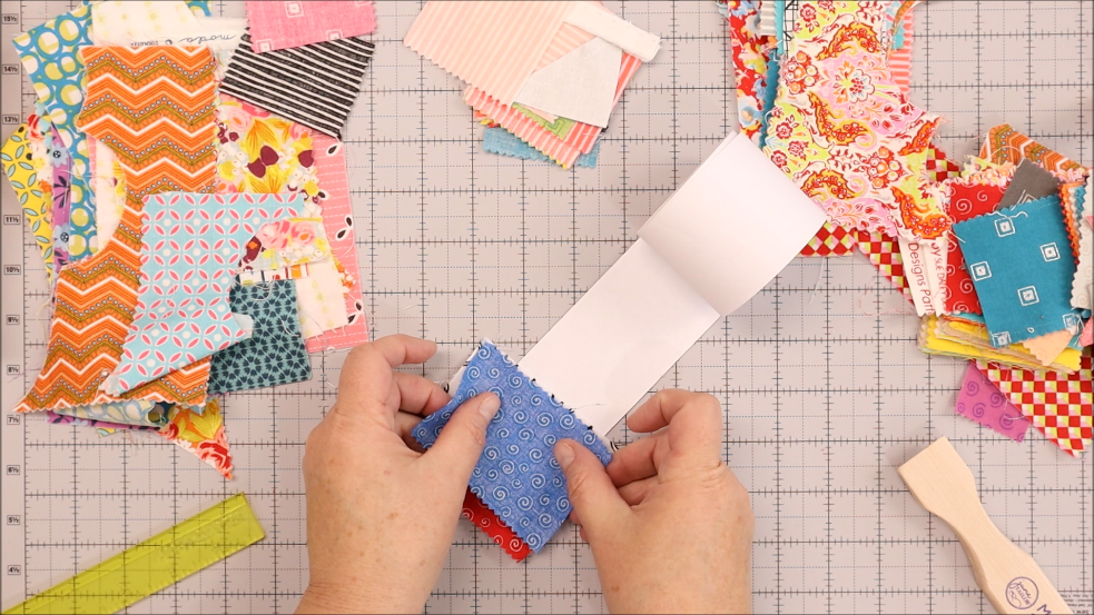 Sewing Scraps Together Using Ticker Tape 10 Sewing Scraps Together Using Ticker Tape 10
