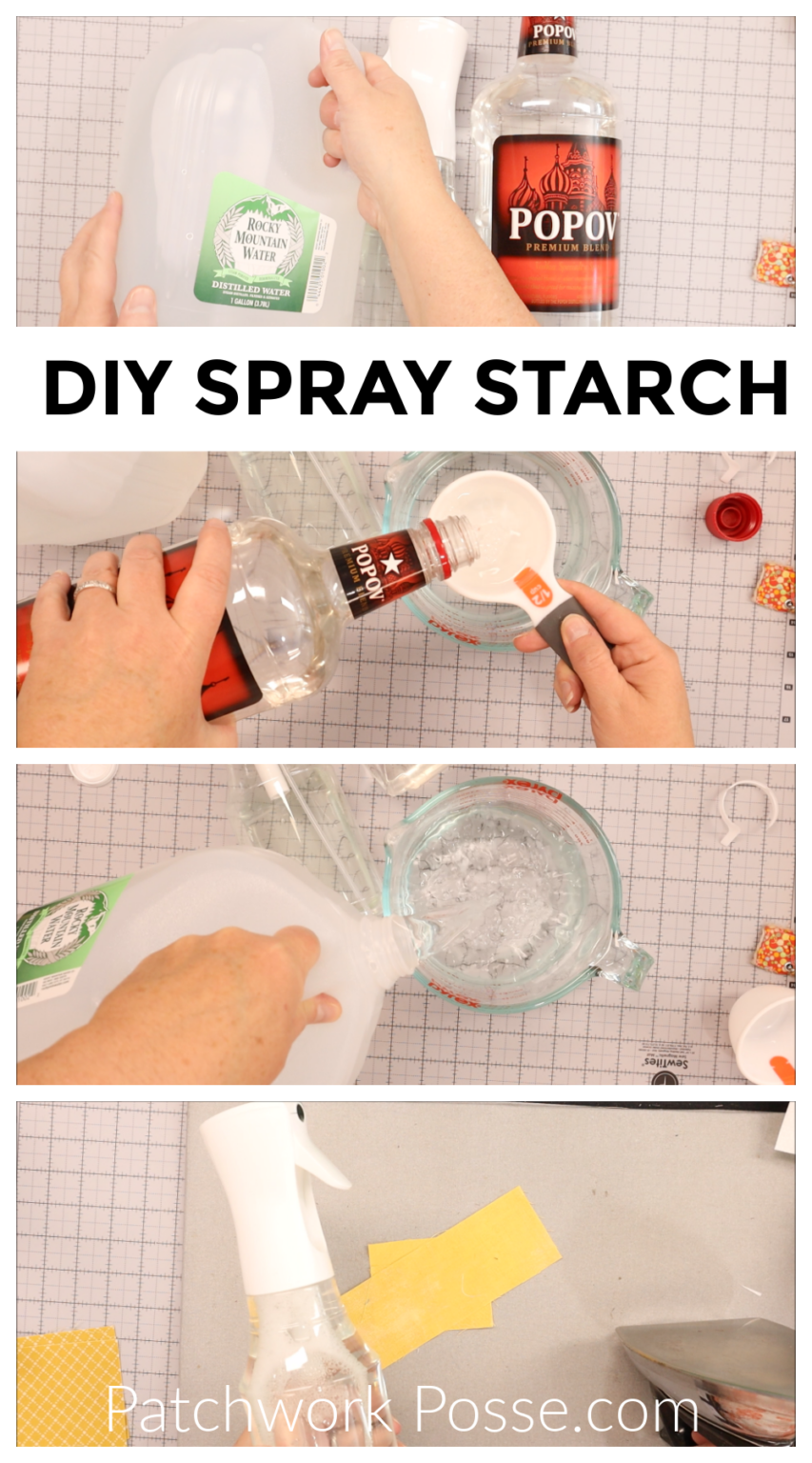 Homemade Spray Starch Patchwork Posse