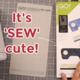 sewing machine applique die for the accuquilt machine