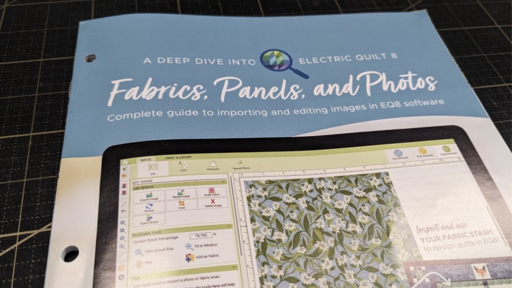 How to Upload Panels, Fabrics and Photos into EQ8 36