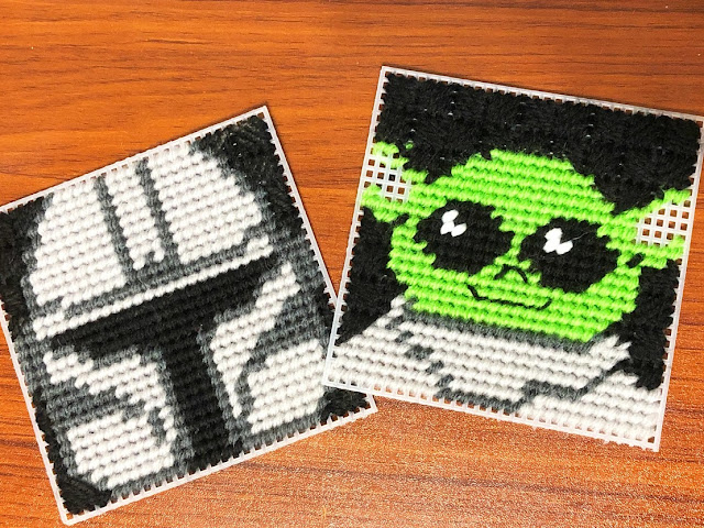 15 Free Plastic Canvas Quilt Block Patterns 9 star wars quilt blocks on plastic canvas