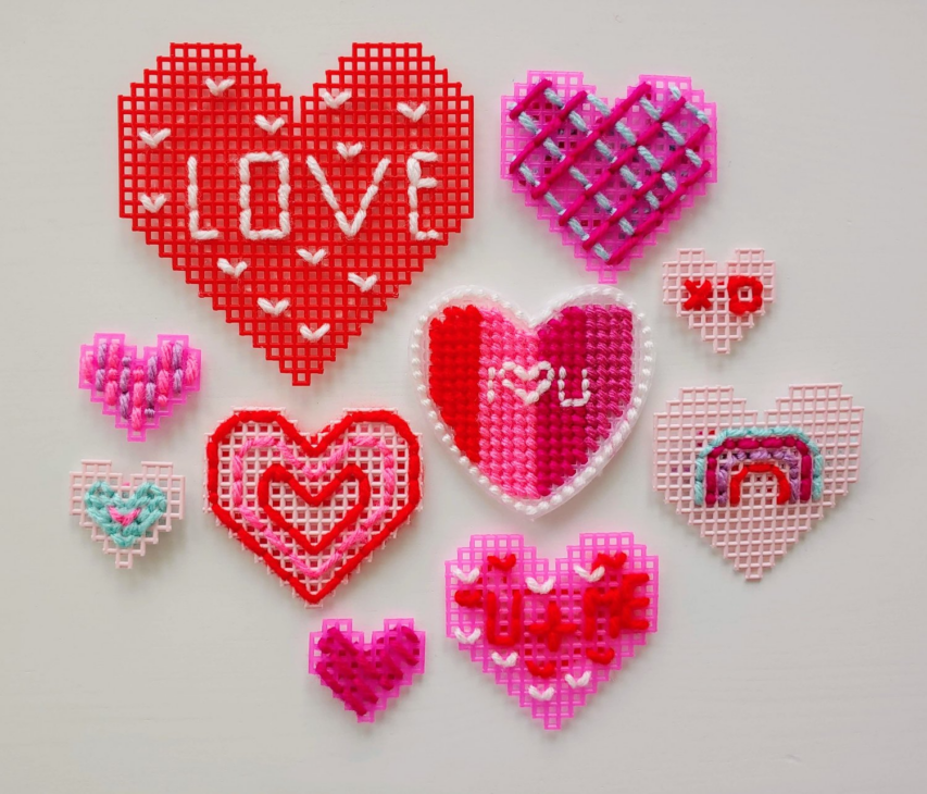 15 Free Plastic Canvas Quilt Block Patterns 13 heart plastic canvas pattern