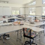 Arrow Sewing Cabinets and Chair