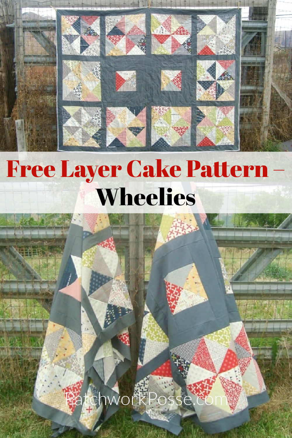 Free Layer Cake Pattern - Wheelies - Patchwork Posse