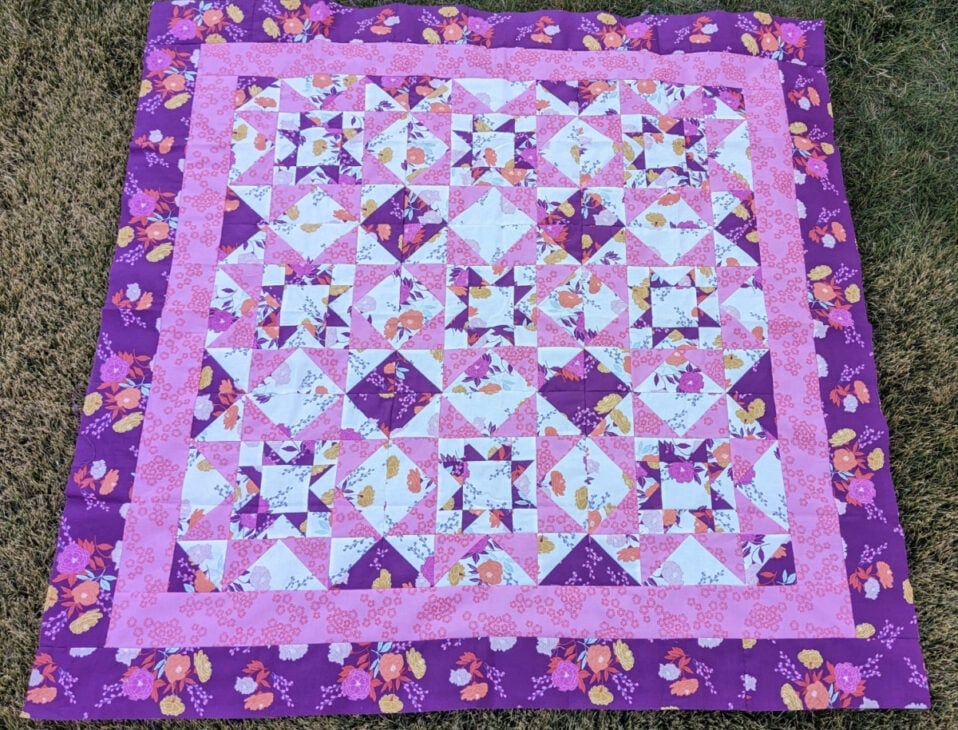 Patriotic Pinwheels Quilt Pattern 12