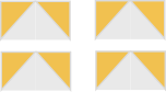 Free Eight Point Star Quilt Pattern 8 flying geese digital image step 4