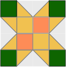 Free Eight Point Star Quilt Pattern 9 eight pointed star digital image layout of inner quilt block